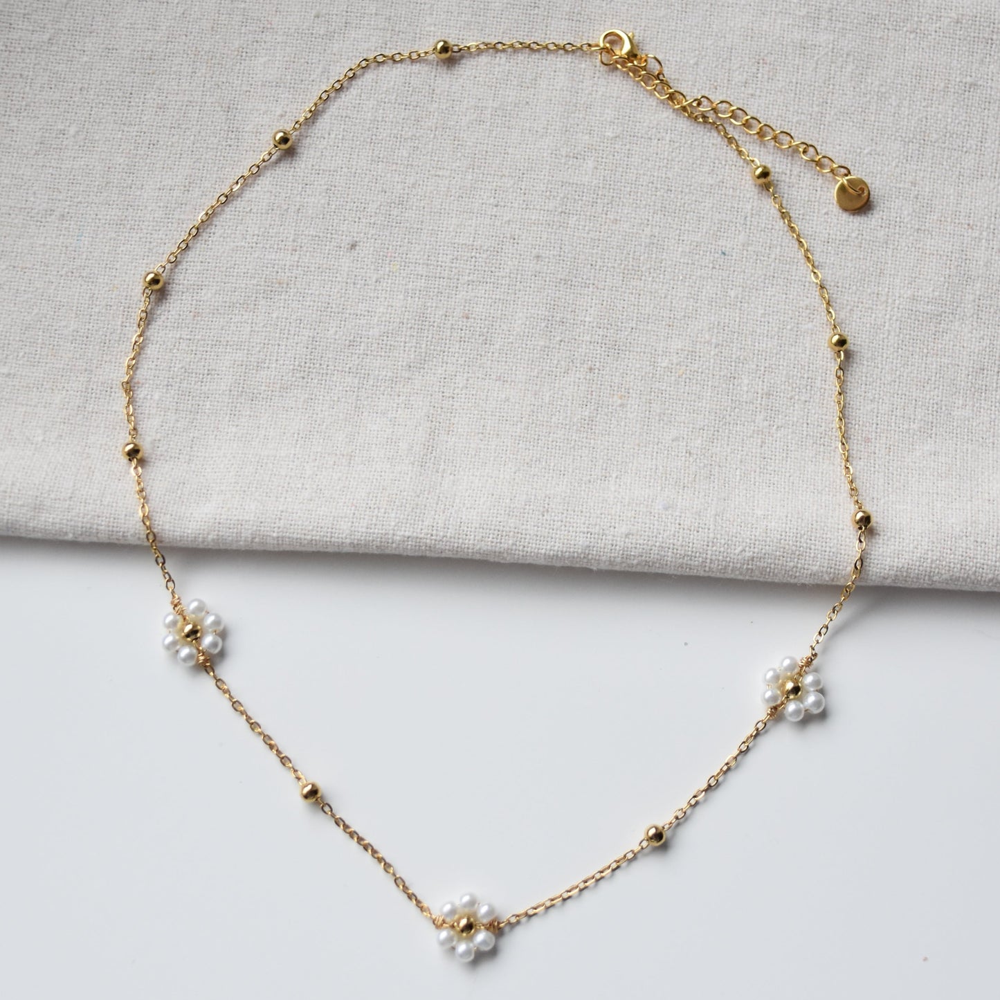 Blumenperlen Kette