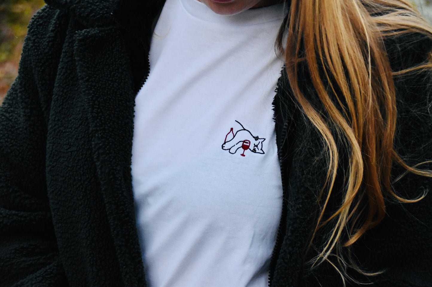 Cat Nips - Unisex Tshirt mit Stickerei